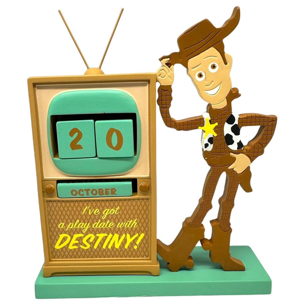 NEW Hallmark Disney Pixar Woody‎ Perpetual Calendar Play Date with Destiny 6"